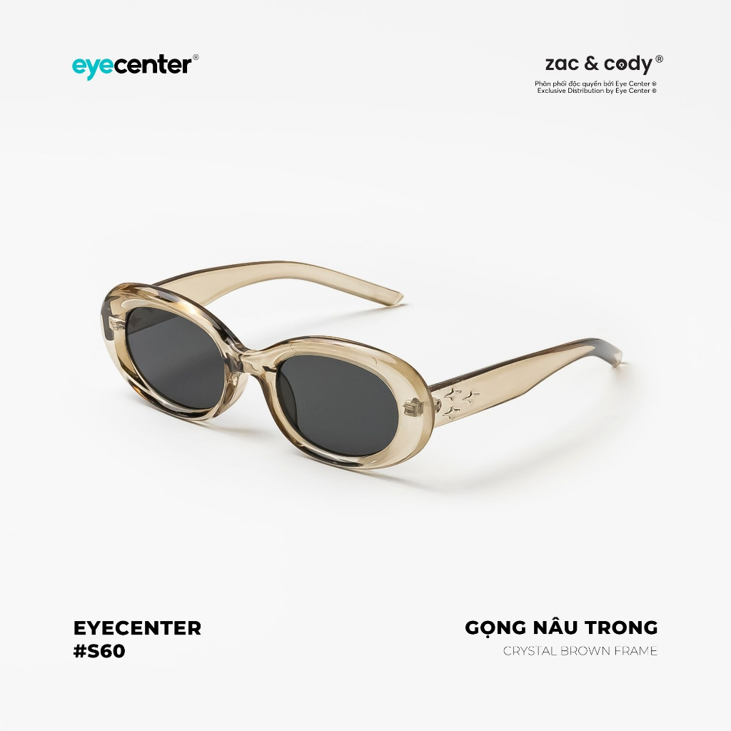 Kính mát nữ chính hãng EYECENTER S60S nhựa dẻo siêu nhẹ nhập khẩu by Eye Center Vietnam