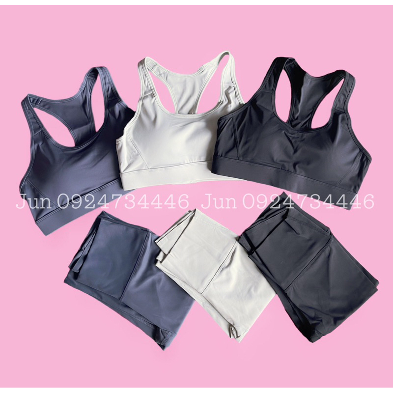 Set bộ thun lulu mút đúc tập gym yoga