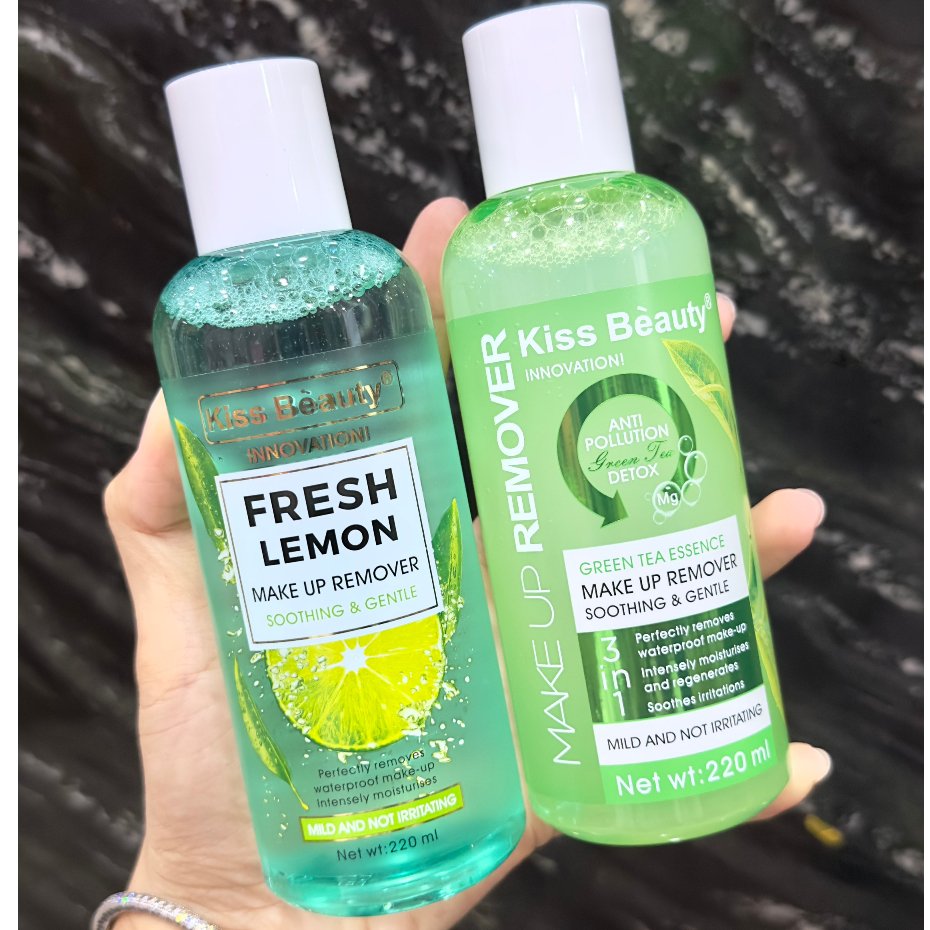 Nước Tẩy Trang Trà Xanh Dịu Nhẹ KISS BEAUTY 2135 220ml