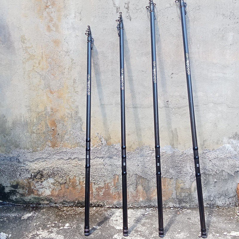 Cần câu lục carbon USA Comando xoắn X 2 da