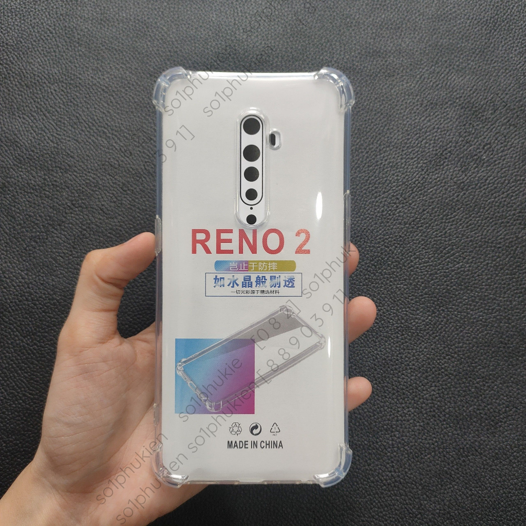 Ốp lưng Oppo Reno 2/ Reno 2z loại chống sốc và loại dẻo trong bền đẹp, siêu bảo vệ