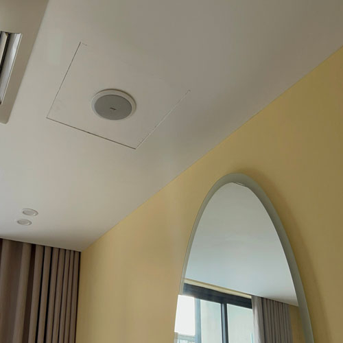 2 loa âm trần + Amply kết nối USB bluetooth điện thoại máy tính dành cho quán spa - cafe - nhà hàng -phòng ngủ