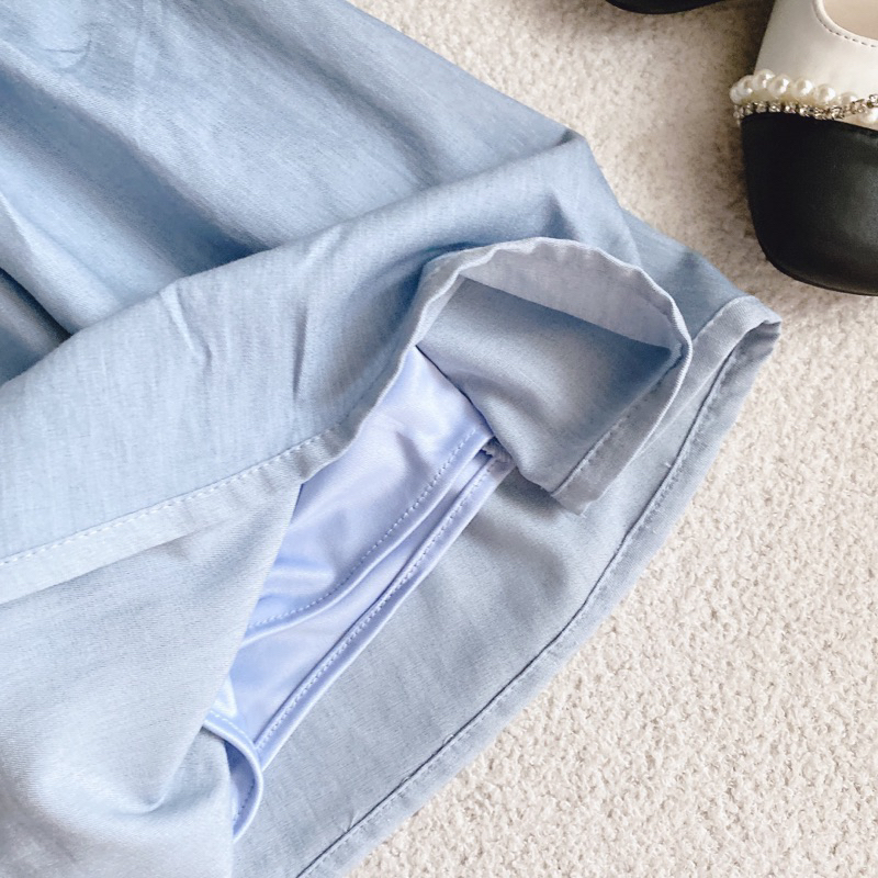 Set jumpsuit nhún chỉ kèm áo khoác lưới