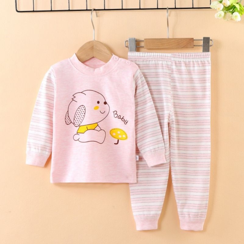Bộ thu đông dài tay cho bé trai bé gái chất cotton len Quảng Châu cao cấp 7-20kg