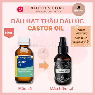 Dầu hạt Thầu dầu Castor Oil Gold Cross