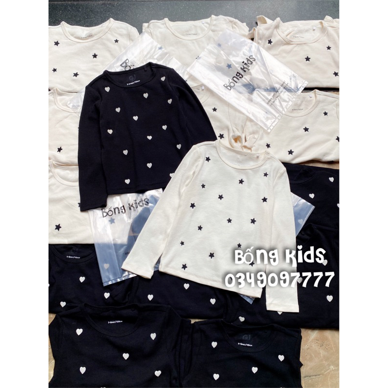 Áo Thu Bé Gái Thêu Hình GÊ