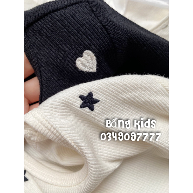 Áo Thu Bé Gái Thêu Hình GÊ