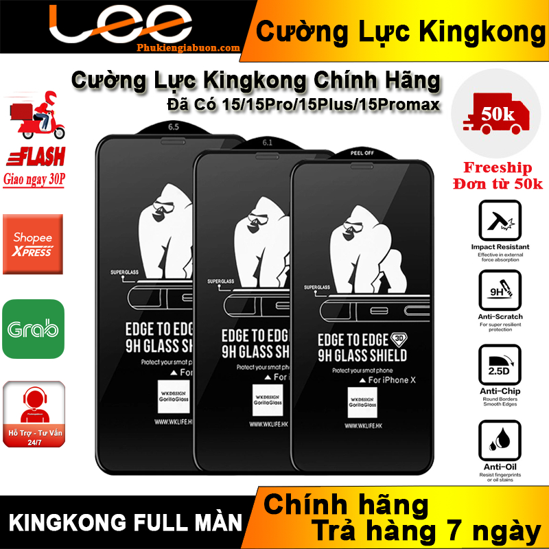 Kính Cường Lực KingKong cam kết chính hãng WK