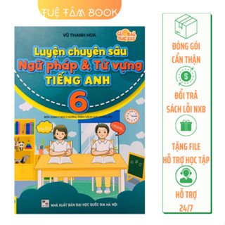 Sách - Luyện chuyên sâu ngữ pháp và từ vựng Tiếng Anh 6 ND (Global Success)