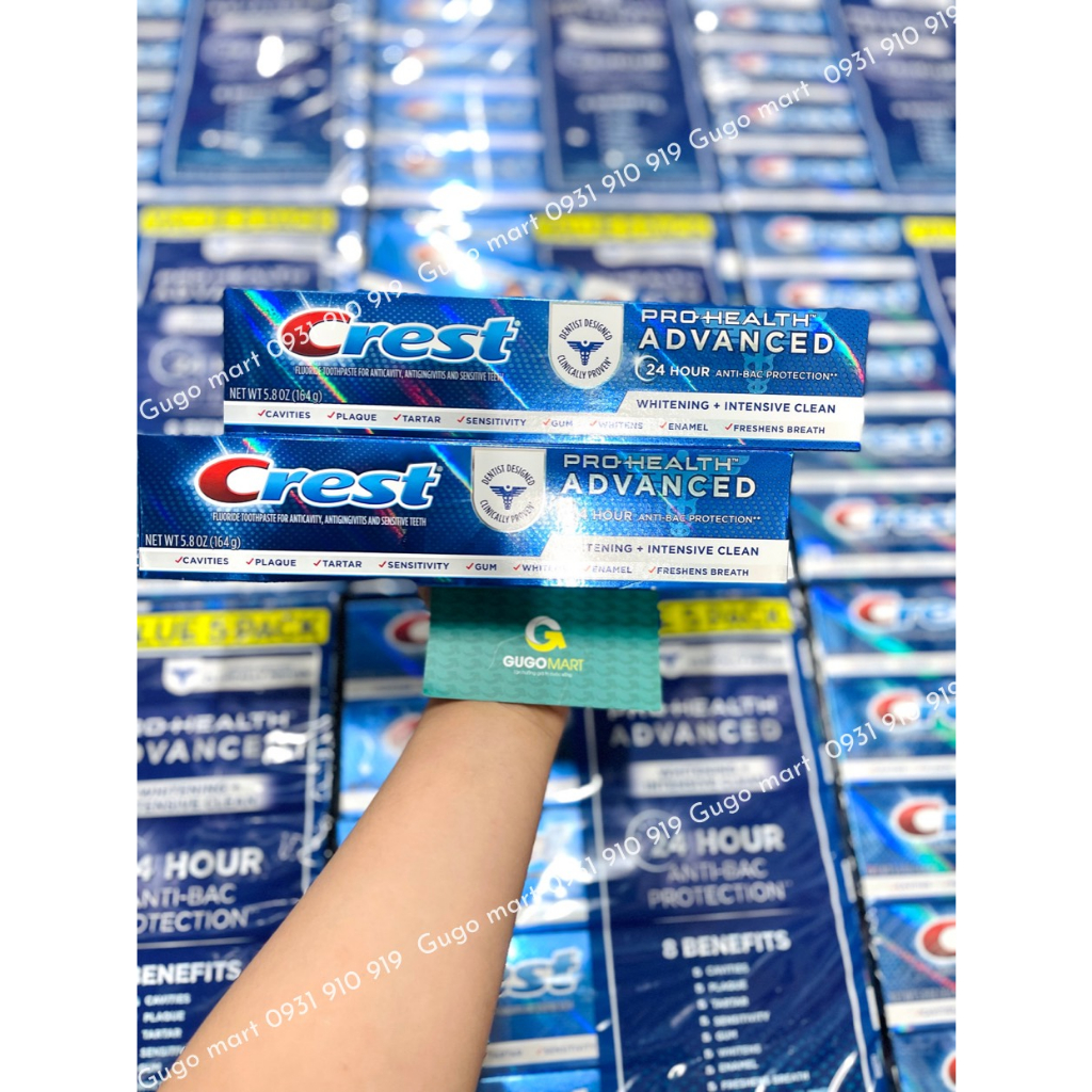 Kem đánh răng Crest 3D Mỹ