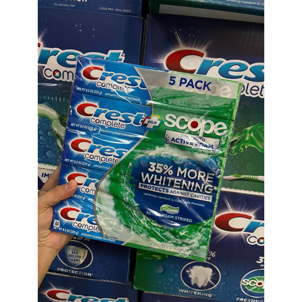 Kem đánh răng Crest 3D Mỹ