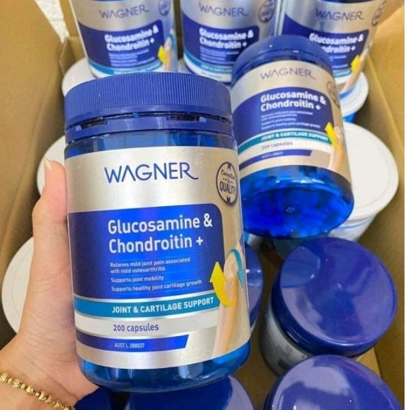 Viên uống bổ xương khớp Wagner Glucosamine & Chondroitin - 200 Capsules