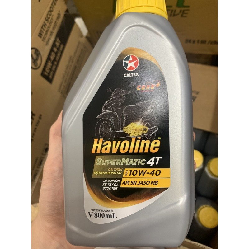 Nhớt xe ga Caltex Havoline 10W40 800ML