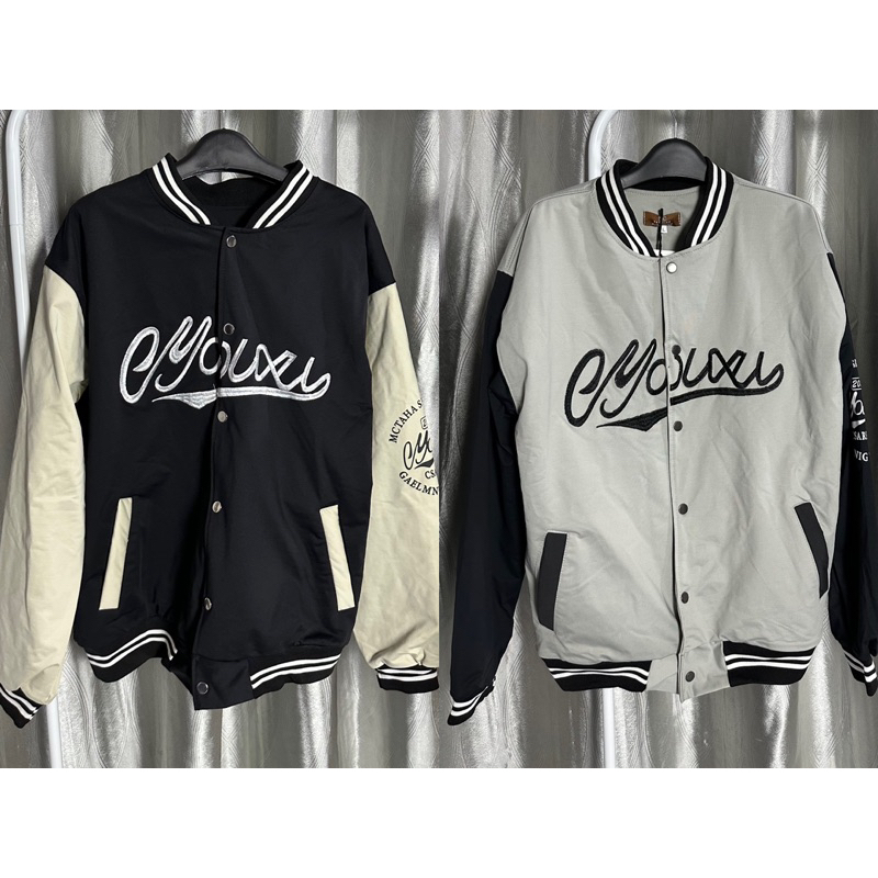 Áo khoác bomber nam nữ local brand unisex, form rộng