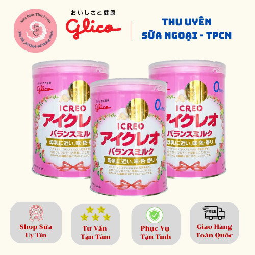 Sữa Công Thức Glico Icreo Nội Địa Nhật Công Ty SNB Phân Phối