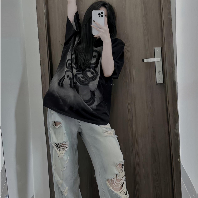 Áo thun cotton khô 3158 - Nhiều Mặt Cười