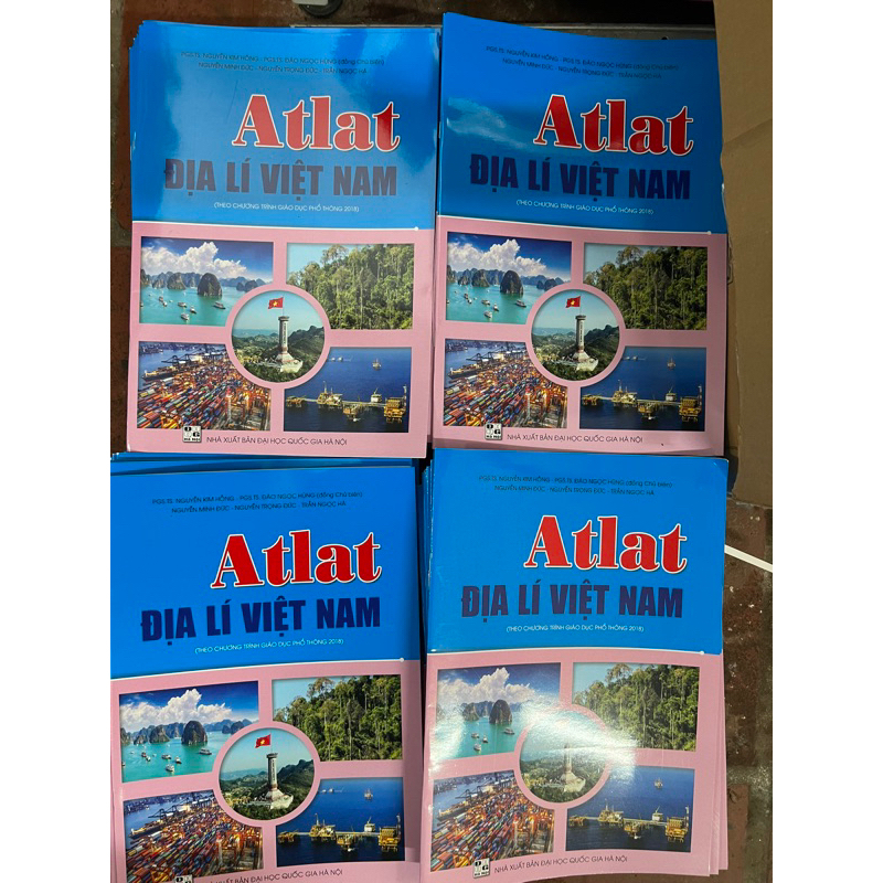 Atlat địa lý bản mới nhất bán kèm 1 bút chì 5k