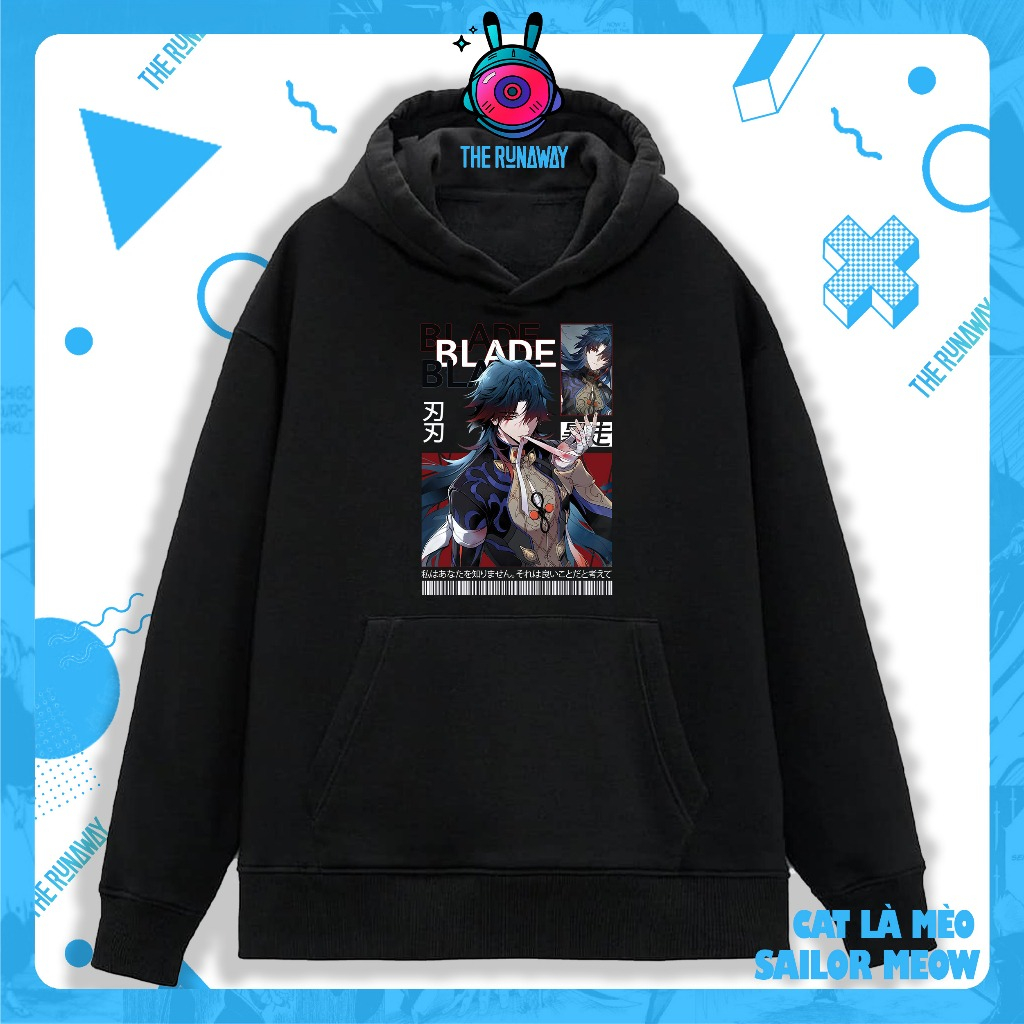 Áo Hoodie Honkai Star Rail : Blade Nam / Nữ by The Runaway