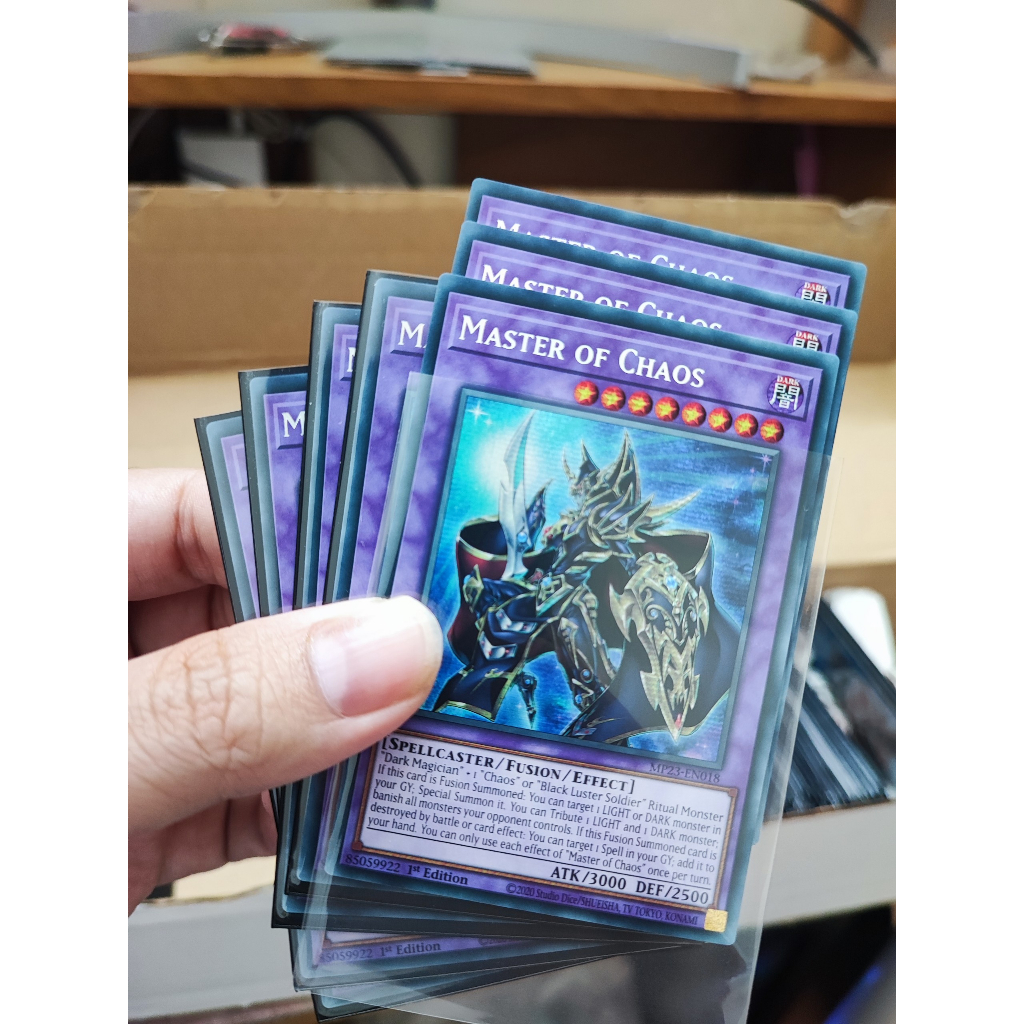 1 lá thẻ bài Master of Chaos - MP23-EN018 - Prismatic Secret Rare 1st Edition