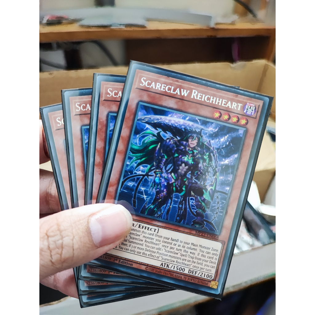 1 lá thẻ bài Scareclaw Reichheart - MP23-EN068 - Prismatic Secret Rare 1st Edition