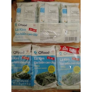 Combo 3 gói tảo biển ăn liền cao cấp O'Food