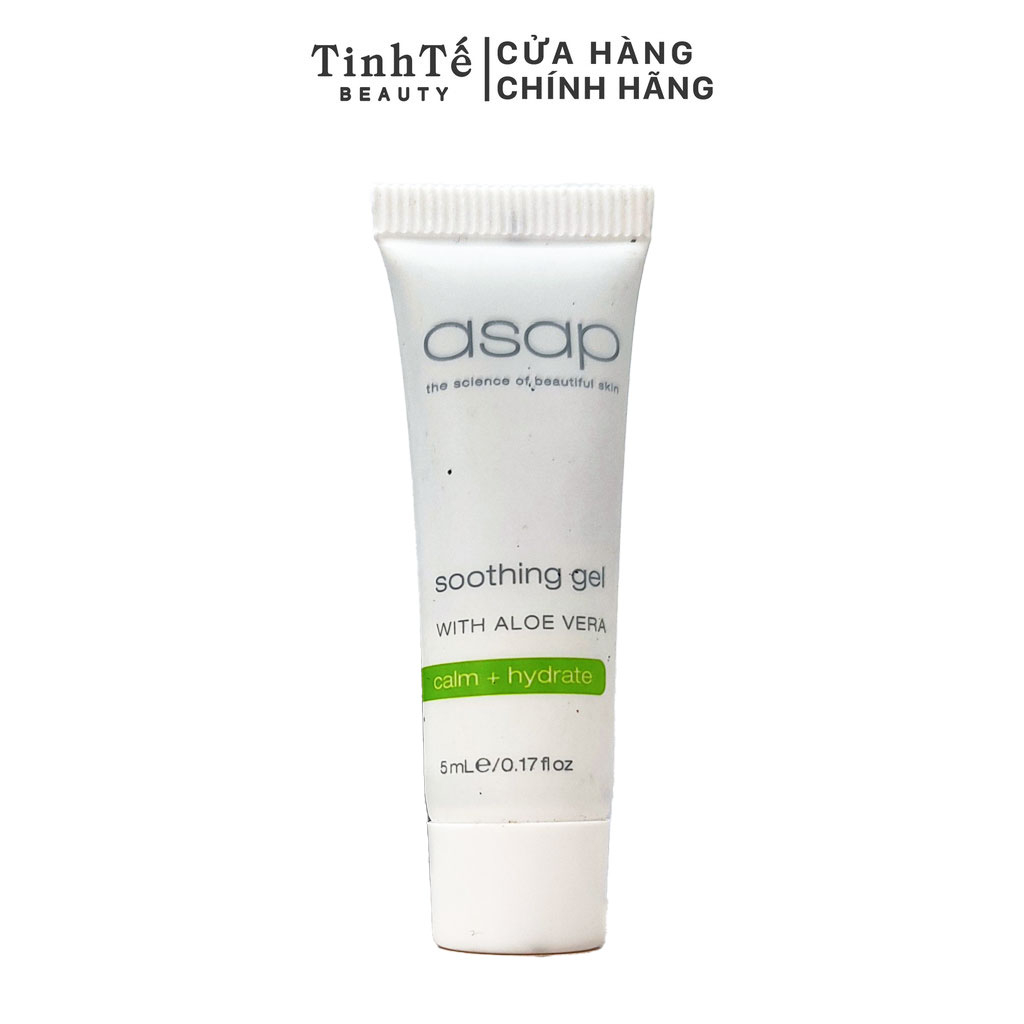 Sample gel dưỡng làm dịu da Asap Soothing Gel 5ml