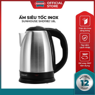 Ấm siêu tốc inox sunhouse