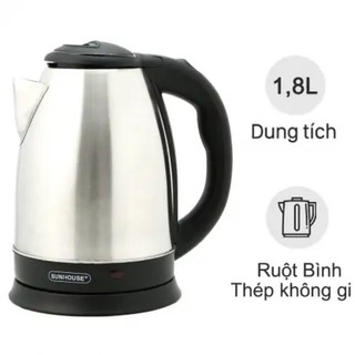 Ấm siêu tốc inox SUNHOUSE
