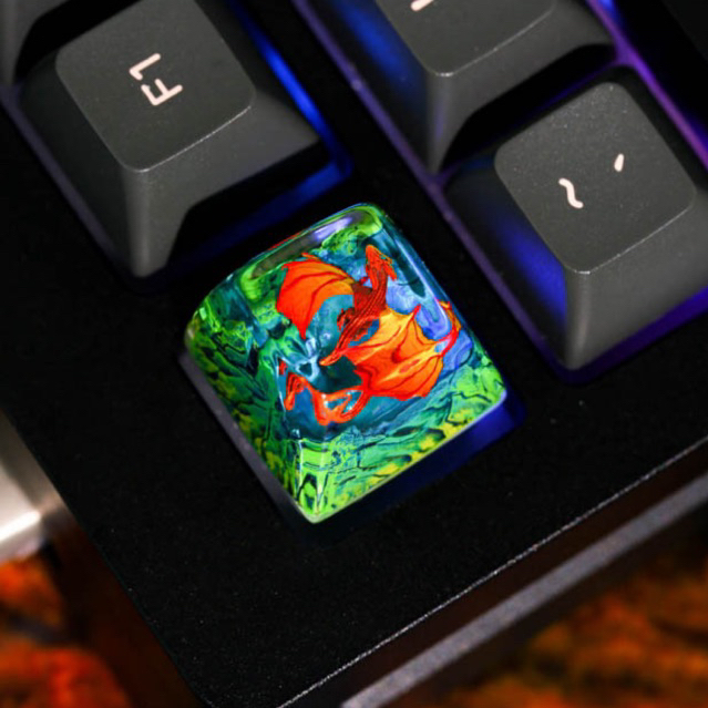 Keycap Dragon, Keycap Dragon siêu ngầu, Keycap Dragon SA, Keycap Dragon resin,