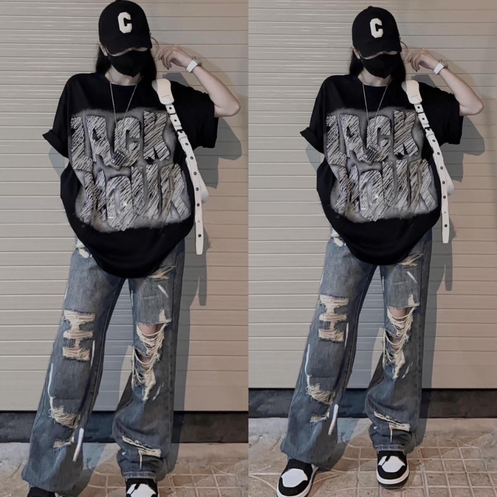 Áo thun cotton khô 3158 - Chữ LACKMOUR