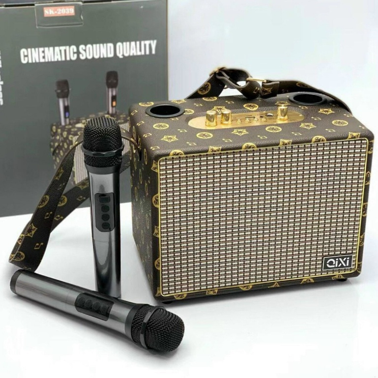 Loa Bluetooth Karaoke Qixi SK2036 Âm Thanh Chất Lượng Bas Căng Bản Cao Cấp Nhất Tặng Mic Không Dây Hát Karaoke- TECHHIGH | BigBuy360 - bigbuy360.vn