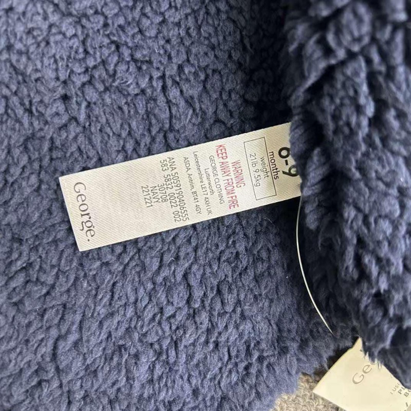 Áo khoác trần trám lót lông cừu George dư xịn