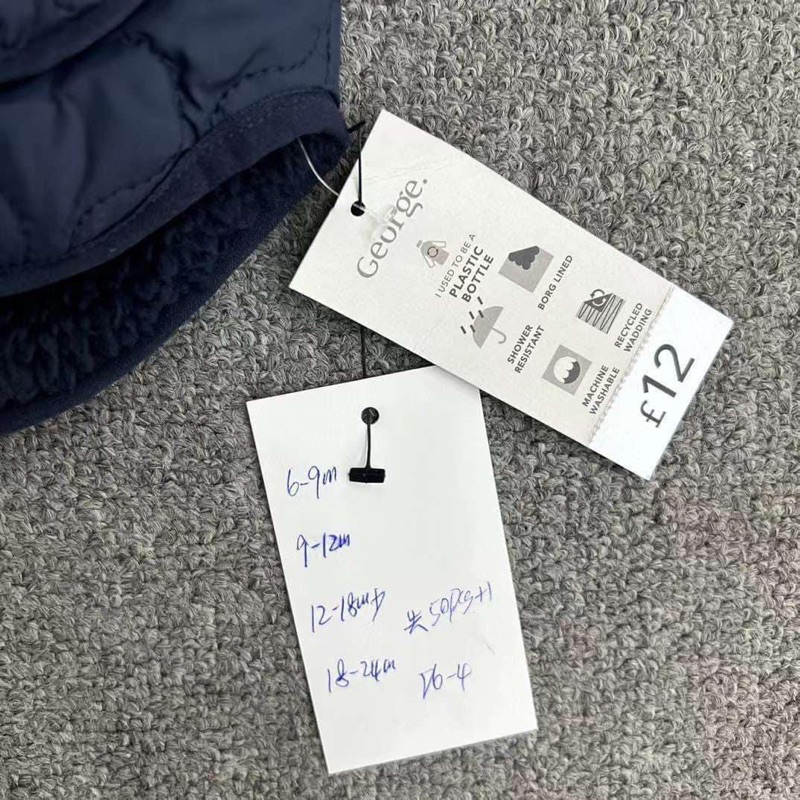 Áo khoác trần trám lót lông cừu George dư xịn