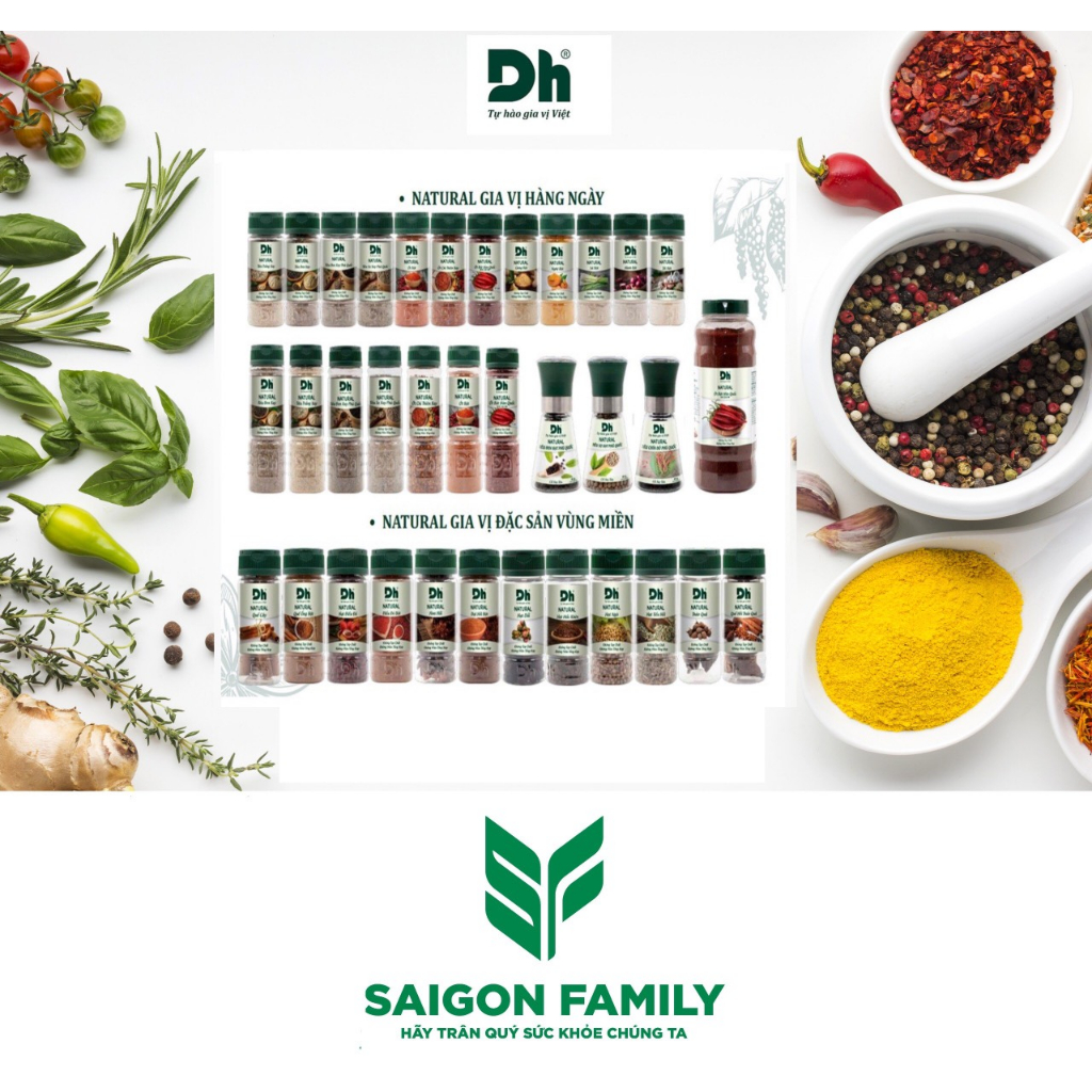 Hũ Natural Nghệ Bột - Thương hiệu DH Foods