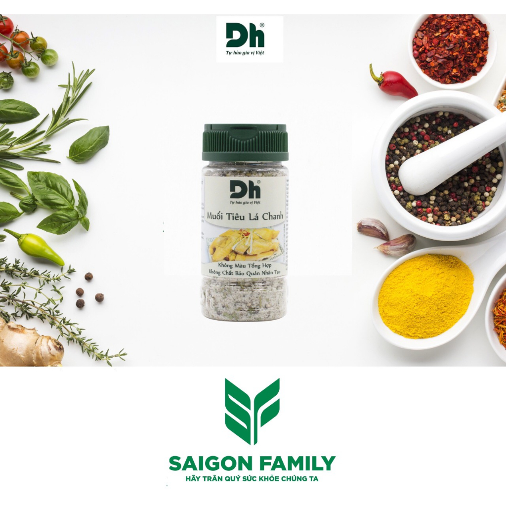 Hũ Muối Tiêu Lá Chanh Tây Ninh - Thương hiệu DH Foods