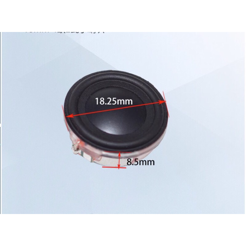 Bass Loa tròn kích thước 18mm 4ohm 2w