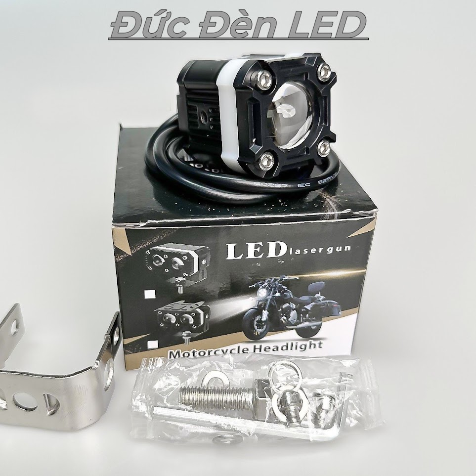 Đèn Trợ Sáng Mini S22 BMU - Tích Hợp 3 Chế Độ, Trợ Sáng Lắp Ngoài Xe Sử Dụng Cho Ôto Xe Máy. Tặng Công Tắc.