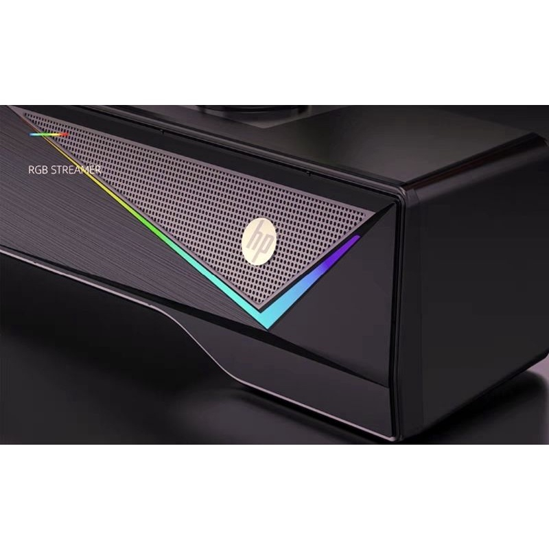 Loa Máy Tính HP DHE-6005, Thiết Kế Tách Rời, Led RGB, Chính Hãng, Âm Thanh Vòm Siêu Hay