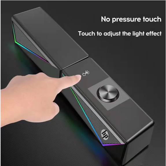 Loa Máy Tính HP DHE-6005, Thiết Kế Tách Rời, Led RGB, Chính Hãng, Âm Thanh Vòm Siêu Hay