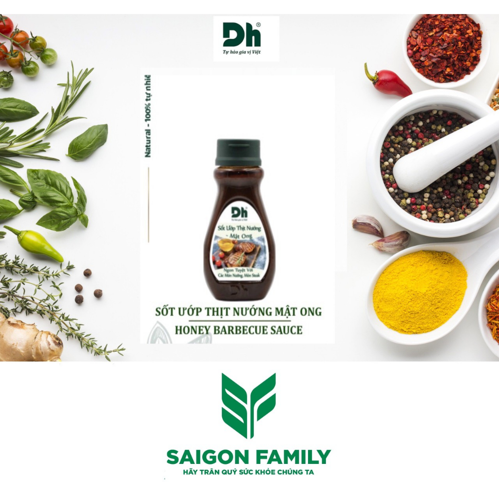 Sốt Ướp thịt nướng - Mật Ong- Thương hiệu Dh Foods