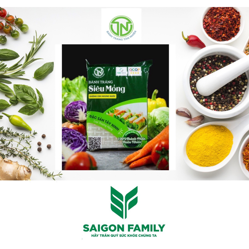 Date mới- BÁNH TRÁNG TÂN NHIÊN SIÊU MỎNG