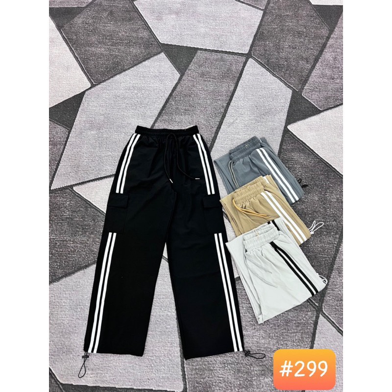 Quần Gió Thể Thao Cạp Chun Túi Hộp Thời Trang Cá Tính Cho Nữ Bo Gấu ELQ-090D | BigBuy360 - bigbuy360.vn