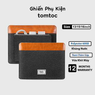 Túi chống sốc tomtoc pu leather dành cho macbook pro/air m1 13.3/16inch