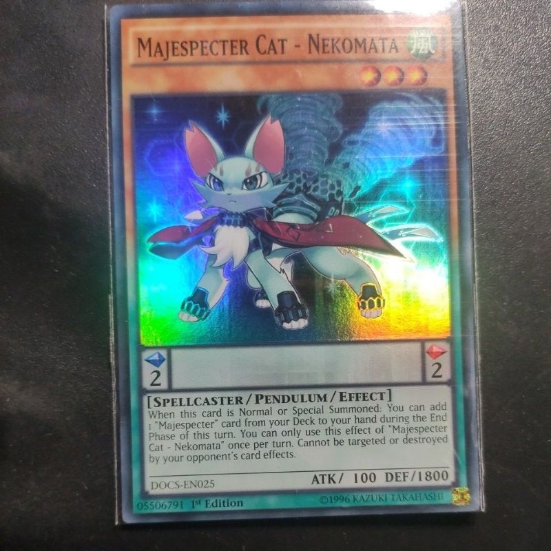 Thẻ bài Yugioh: Majespecter Cat - Nekomata - DOCS-EN025 - Super rare