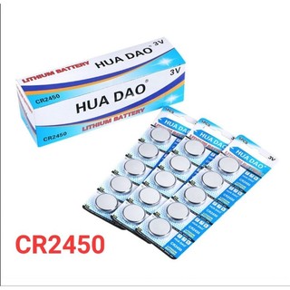 Pin cúc áo cr2450 lithium 3v chính hãng huadao