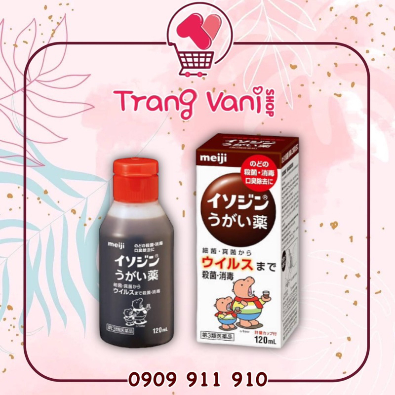 Nước Súc Miệng Diệt Khuẩn MEIJI Cho Bé