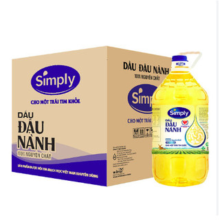 Dầu đậu nành Simply can 5 lít