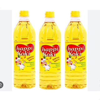 ( Combo 3 Chai) Dầu Ăn Happi Koki 1L