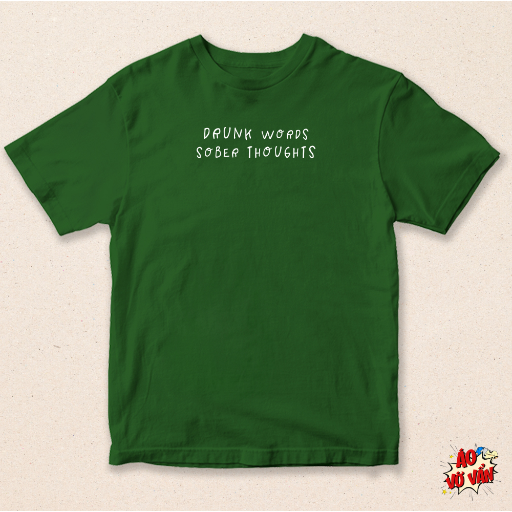 Áo thun oversize local brand Get Drunk & Sober  | Áo Vớ Vẩn | Cotton 230gsm