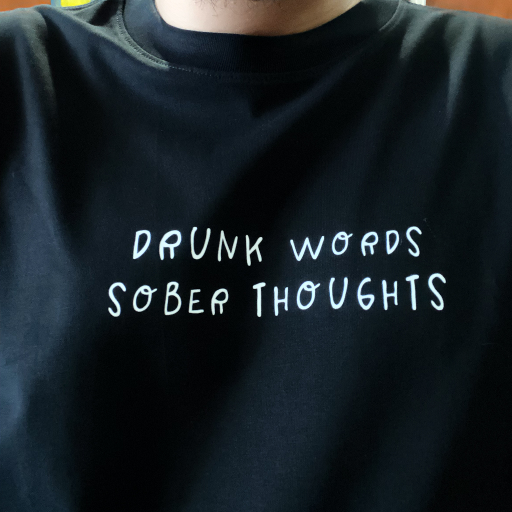 Áo thun oversize local brand Get Drunk & Sober  | Áo Vớ Vẩn | Cotton 230gsm